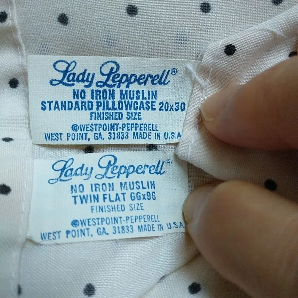 VTG Lady Pepperell Twin Flat Sheet Pillow Case Set Animal Safari No Iron Muslim